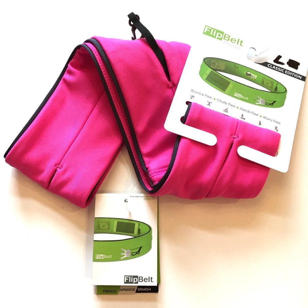 Flip Belt Jogging Hot Pink Wallet & Keys Belt Large Original NWT - Picture 3 of 6